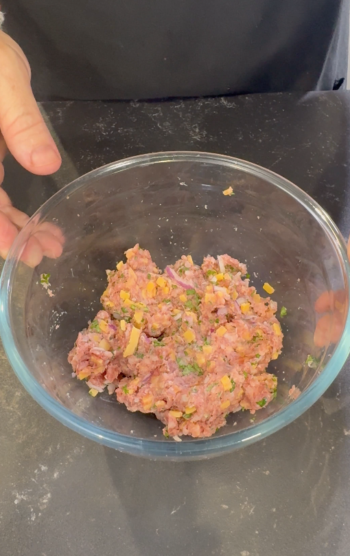 empanada de arroz y carne