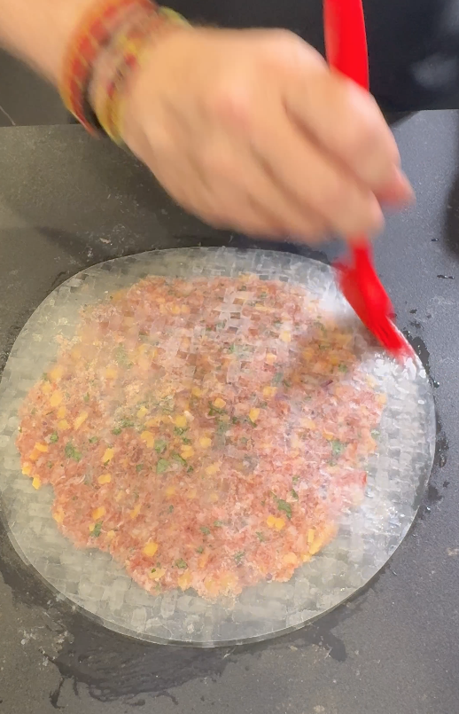 empanada de arroz y carne