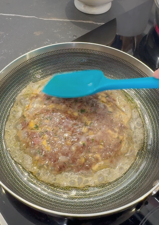 empanada de arroz y carne