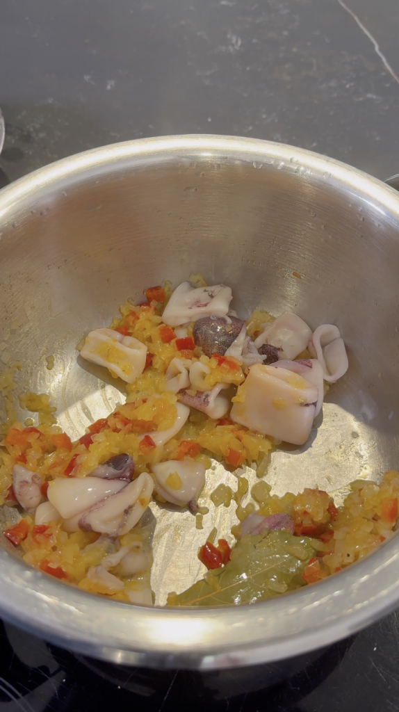 Garbanzos a la marinera