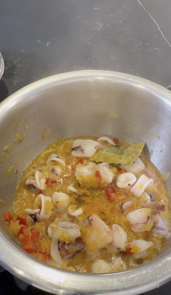 Garbanzos a la marinera