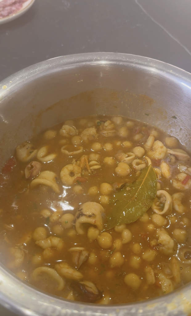 Garbanzos a la marinera