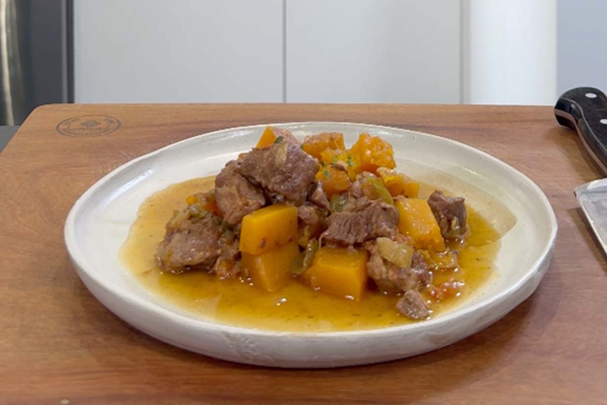 Carrillada de calabaza portada