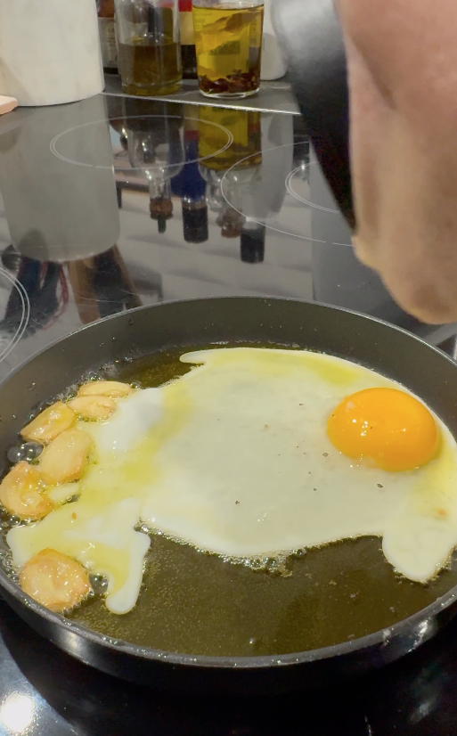 alioli de huevo frito