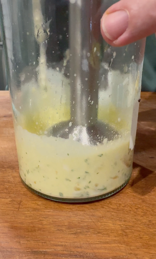 alioli de huevo frito