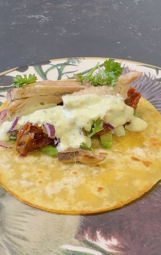 alioli de huevo frito