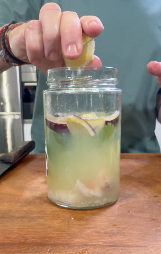 ceviche de corvina