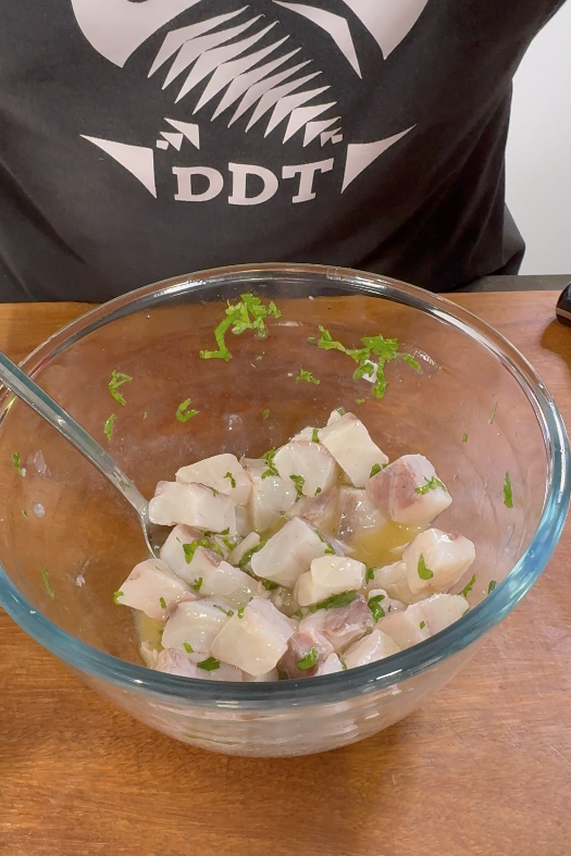 ceviche de corvina