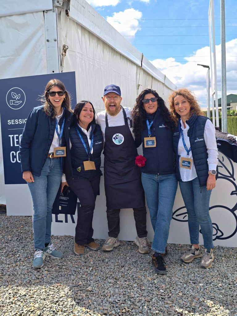 showcooking con arándanos