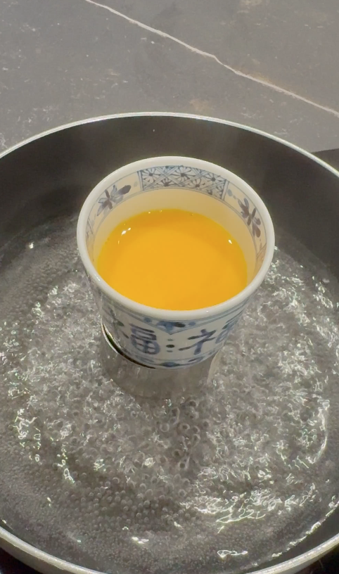 flan de huevo viral japonés
